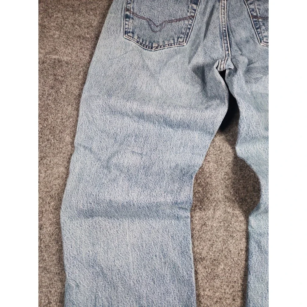 Harley Davidson Vintage Jeans 36x29 Light Wash Distressed USA Made MotorClothes